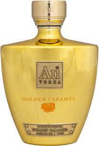 AU Vodka Golden Caramel Liqueur 700ml instore Watford