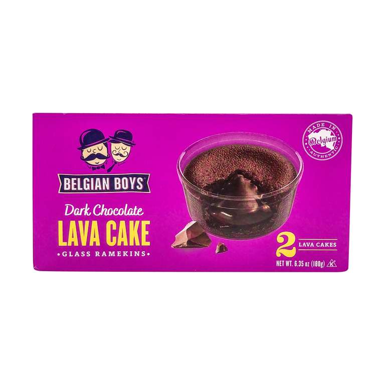 Belgian Boys Dark Choc Lava Cake (2) (Instore Grimsby)