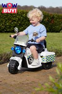 Ride-On Electric Police Bike - £40/£44.99 delivered @ Studio