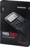 Samsung 980 PRO M.2 NVMe SSD - 2TB, PCIe 4.0 via Amazon EU