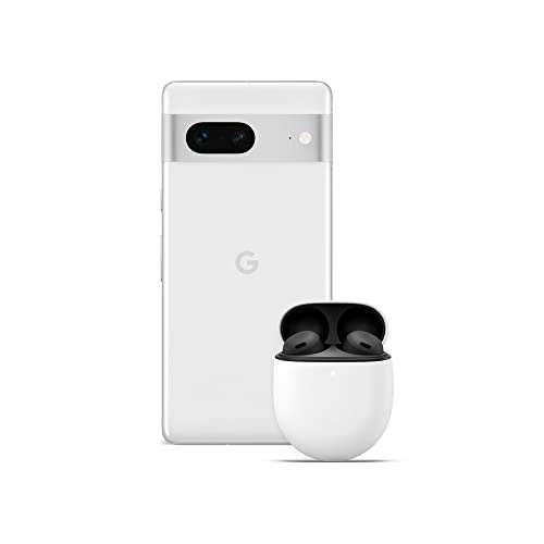 Google Pixel 7 – Unlocked Android 5G Smartphone with wide-angle lens and 24-hour battery – 128GB – Snow + Pixel Buds Pro £499 @ Amazon