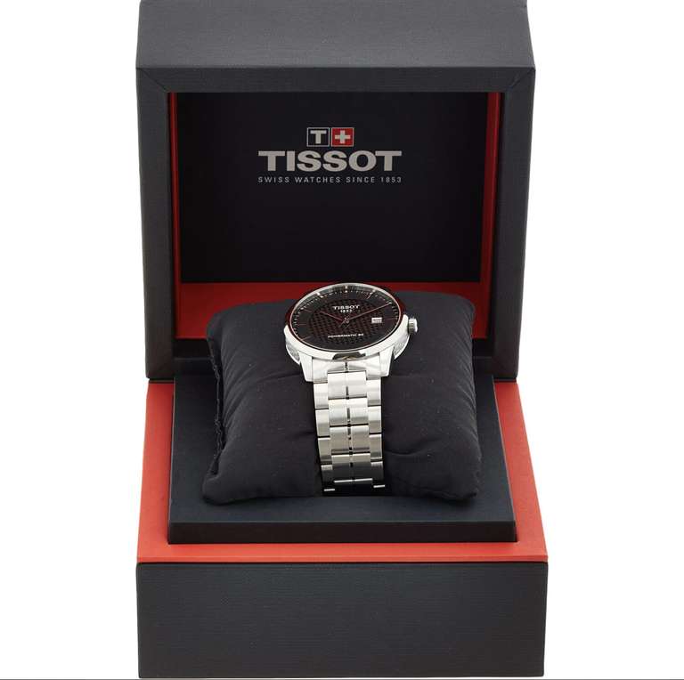 Tissot Luxury Powermatic 80 Men's Silver/Grey Stainless Swiss Automatic Watch T0864071106100 at TK Maxx