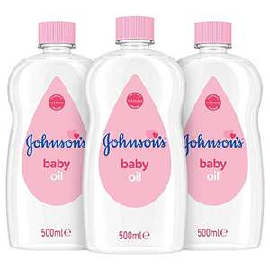 Johnson's Baby Oil Multipack 3 x 500ml - £2.97 @ Amazon