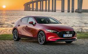 Mazda Mazda3 Hatchback 2.0 e-Skyactiv G MHEV Prime-Line 5dr in special metallic soul Red crystal paint (£20830 without options)
