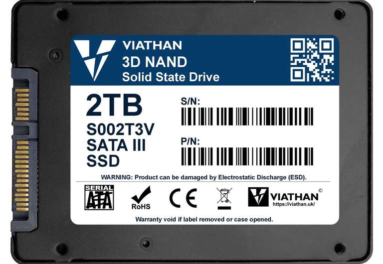 Viathan 2TB 2.5 inch SATA III SSD 3D NAND sold by viathaneu