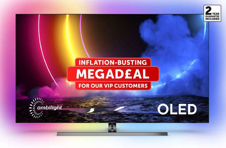 Philips Ambilight 55OLED856 55 inch OLED 4K Ultra HD HDR Smart TV Freeview Play £799 Instore - Limited Locations (VIP Price) @ Richer Sounds