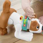 Fisher-Price 123 Crawl With Me Puppy, electronic dog infant crawling toy with music and Smart Stages learning £18.35 @ Amazon