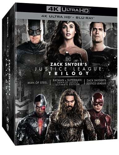 Zack Snyder's Justice League Trilogy Ultimate Collector's Edition [4K UHD + Blu-ray] £41.99 delivered @ Amazon UK