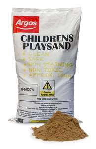 Children's Play Sand - 15kg Bag, £4.12 with code (Free click & collect) @ Argos
