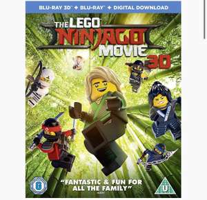The Lego Ninjago Movie 3D Blu-Ray (Region 2) - Movie BLU-RAY £2.75 delivered @ Rarewaves