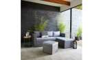 Habitat 4 Seater Rattan Effect Garden Sofa Set - Grey