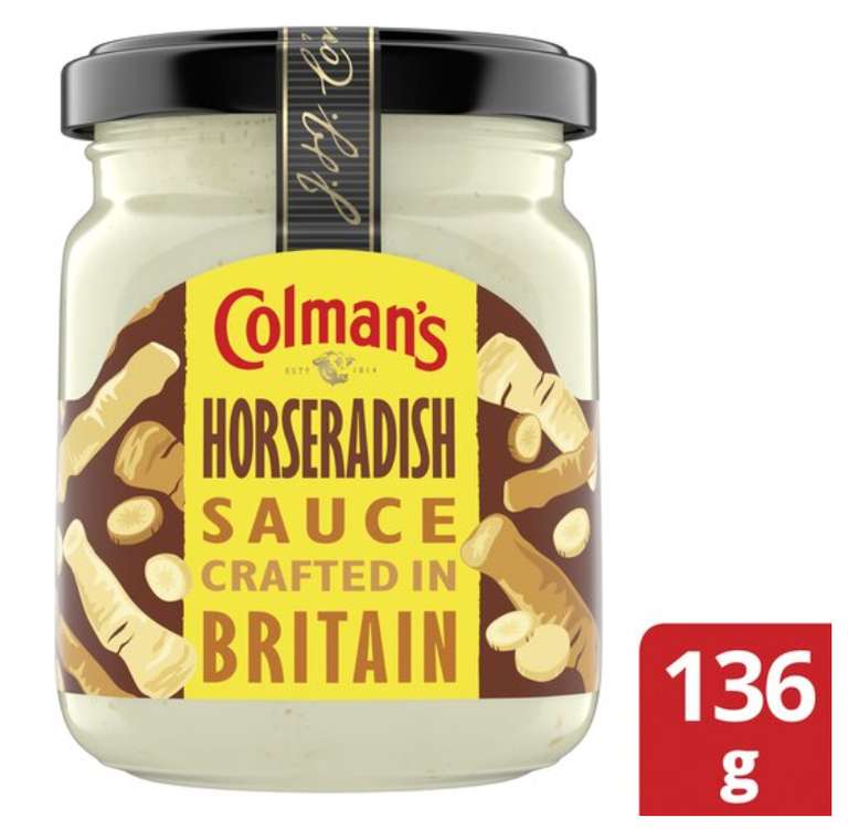 Coleman's Horseradish Sauce \ Coleman's Mint Sauce £1 (ClubCard Price) @ Tesco