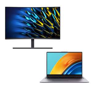 Pre-order MateBook D16 i5 12th 8GB/512GB/Touch Screen £749.99 or i7/16GB £999.99 + free MateView GT 27" monitor and 24mths warranty @ Huawei
