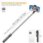 Gritin Selfie Stick, 3 in 1 Bluetooth Selfie Stick Tripod, Extendable with Remote £8.55 @ Dispatches from Amazon Sold by Youjilan Store