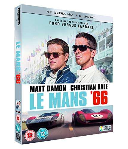 Le Mans ’66 (Ford v Ferrari) [4K UHD + Blu-ray] £12.99 delivered @ Amazon