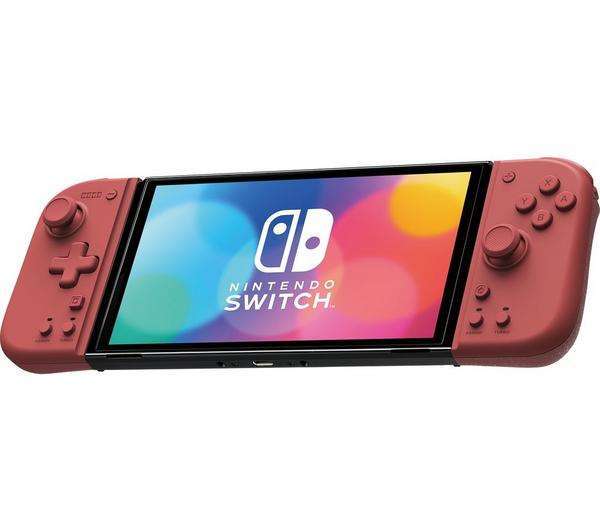 HORI Nintendo Switch Split Pad Compact - Lite Grey and Yellow / Apricot Red
