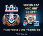 Finish | Finish Dishwasher Rinse & Shine Aid | Lemon| 400ml (£2.57/£2.42 with Subscribe & Save + 20% off 1st S&S)