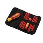 XP1000 Draper 10 Piece VDE Interchangeable Blade Screwdriver Set with case - 05721 - For Home and Professional Use
