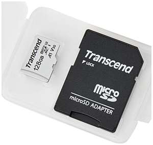 Transcend 128GB microSDXC 300S Memory Card with adapter, Class 10, U3, V30 - £5.34 @ Amazon