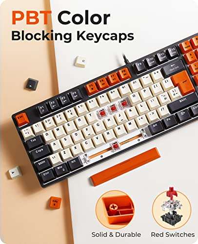 havit Mechanical Gaming Keyboard UK Layout Wired - £41.99 sold by SBOX Store @ Amazon