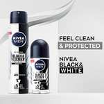NIVEA MEN Black & White Original Anti-Perspirant Deodorant Roll-On (50mL) £1.22/1.15 with S&S.
