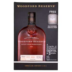 Woodford Reserve Old Fashioned Cocktail Syrup Giftpack 70cl £25 @ Ocado