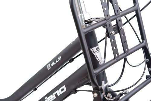 F.lli Schiano E-Ville 28", Electric City Bicycles 250W for Women, in Black 374.4Wh 384.32 / 468Wh £404.47 - @ Amazon