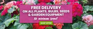 Free Delivery on Plants, Bulbs, Seeds & Equipment With Code @ Suttons