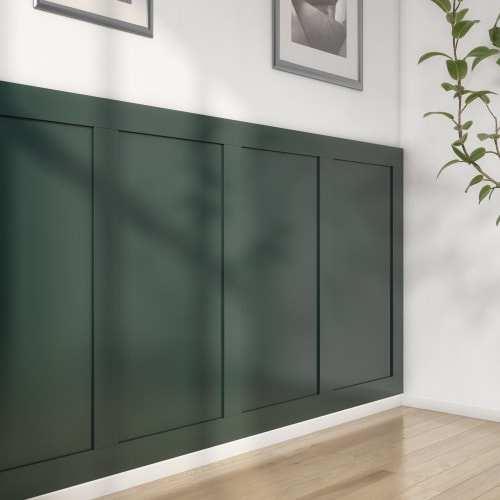 Cheshire Mouldings Shaker 97mm Strip Partial Wall Panel Kit - 1.2 x 1.2m , Free C&C