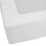 Amazon Basics Microfibre Super King Size 40 cm Extra-Deep Fitted Sheet, 180 x 200 x 40 cm, Bright White £5.69 @ Amazon