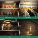 Wireless Under Cabinet Lighting, 20 LEDs Motion Sensor Cupboard Lights, Under Cabinet Kitchen Lights USB Sold by HIBOITEC-EU / FBA