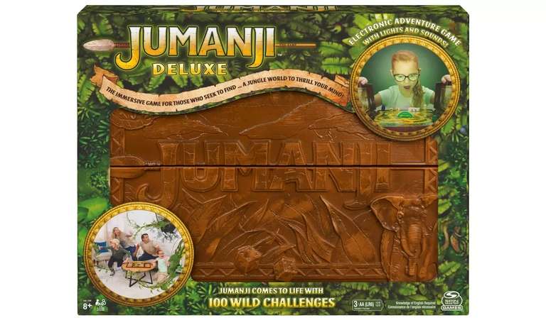 Jumanji Deluxe Edition Board Game With Video Centrepiece 27 50 Click Collect Argos 