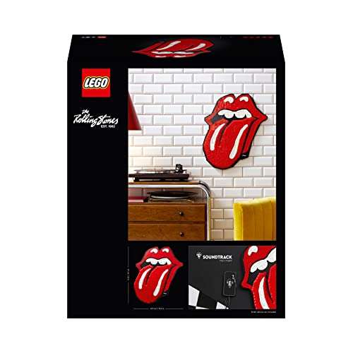 LEGO 31206 Art The Rolling Stones Logo Wall £90.99 @ Amazon
