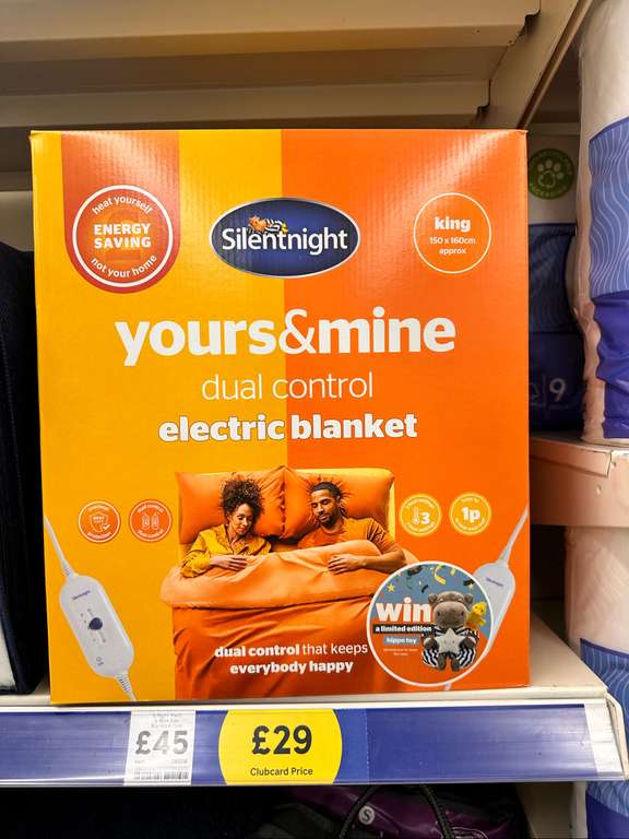 Buy SILENTNIGHT Yours & Mine Dual Control Electric Blanket