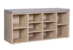 Vasagle Shoe Storage Cabinet with Seat (White / Natural / Rustic Brown & Brown / Rustic Brown & Grey) W/Code