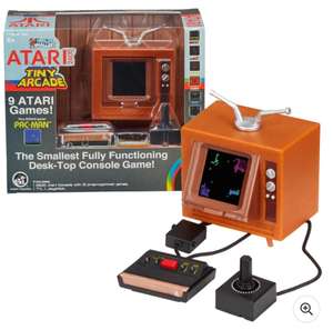 Tiny Arcade Atari 2600 Mini Retro Console £10 Free Click & Collect @ Smyths Toys