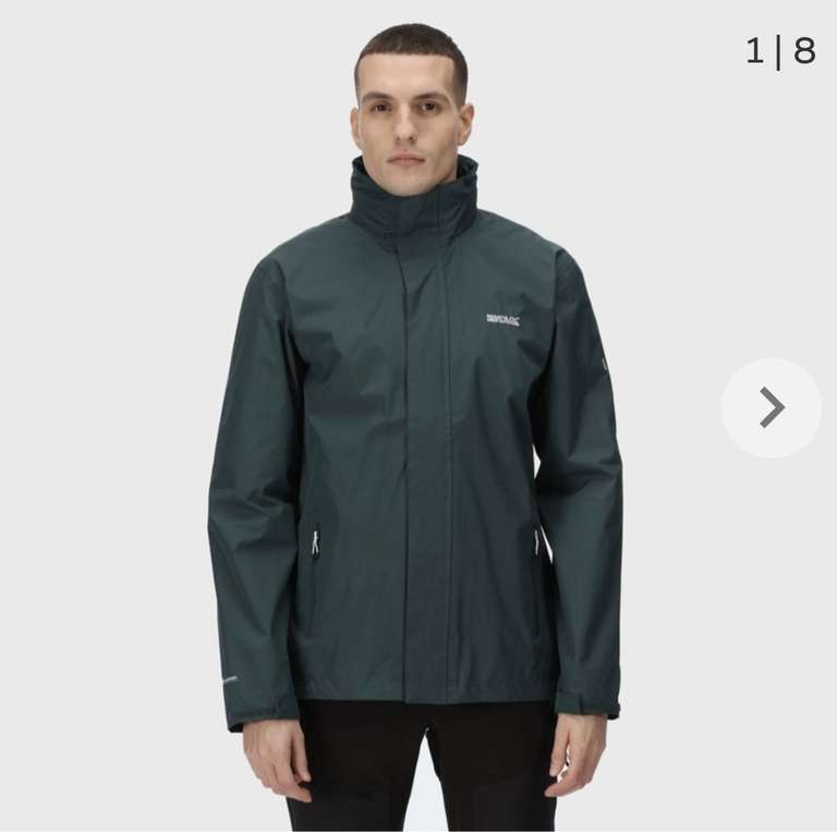 Men's Matt Waterproof Jacket with code £16.53 + Free click and collect @ Regatta
