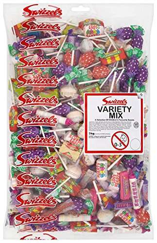 Swizzels Variety Mix, Bulk Mixed Sweets and lollipops Bag, 3 kg £7 @ Amazon