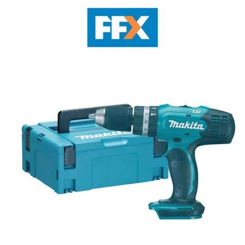 Makita DHP453 18V LXT Cordless Combi Drill Makpac Case - With Code, Sold By FolkeStoneFixings