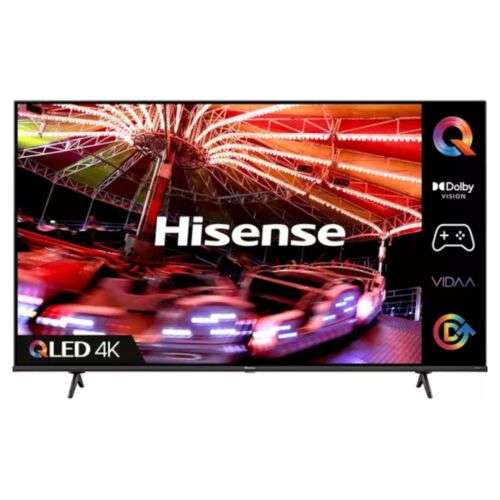 Hisense 55E7HQTUK 55 Inch QLED 4K Ultra HD Smart TV - £337.45 with code @ eBay / hughes-electrical