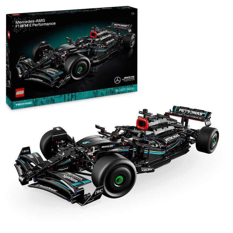 LEGO Technic Mercedes-AMG F1 W14 E Performance Set for Adults to Build 42171