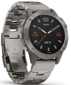fenix 6 Pro Sapphire Titanium Watch (Titanium Grey)