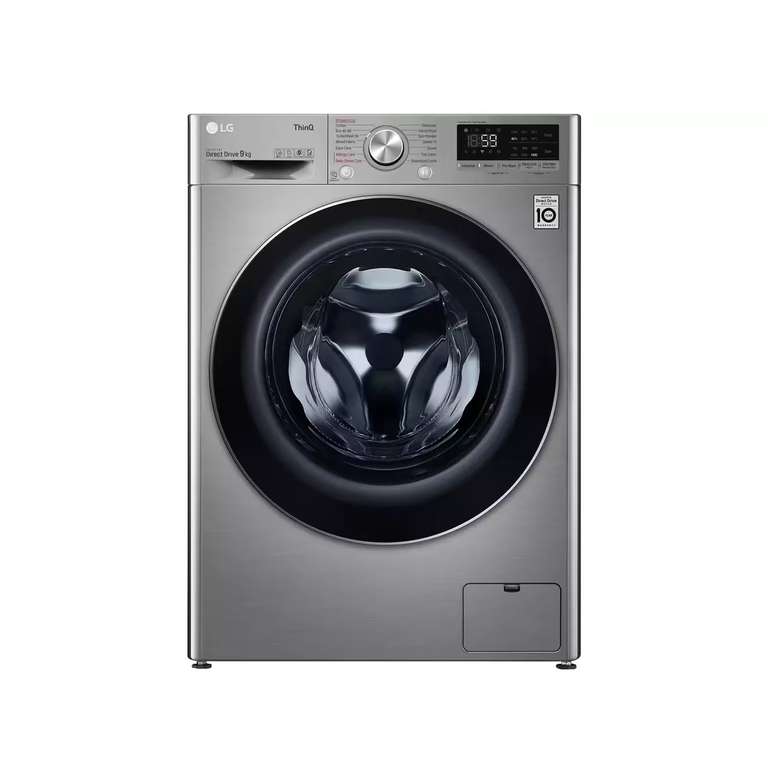 LG 9KG / 1400 Spin Direct Drive Washing Machine [F4V709STSE] + 5 Year Warranty - Use Code - Sold by reliantdirect