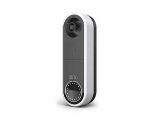 Arlo Essential Wireless Video Doorbell Camera, 1080p HD Security camera, WiFi, 2 Way Audio, Motion Detection £84.99 @ Amazon