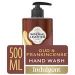 Imperial Leather Oud & Frankincense Hand Wash 6x500ml - £9 / £8.55 Subscribe & Save (possible £7.20 with discount) @ Amazon