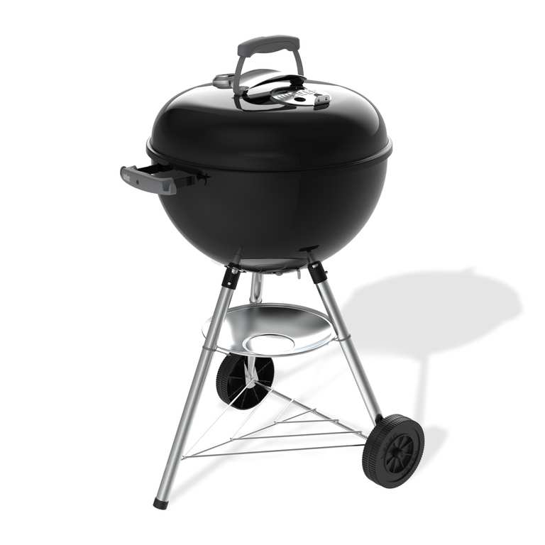 2026 Weber Bar-B-Kettle Charcoal Barbecue 47 cm with Thermometer, Stand & Wheels With Voucher (Delivery 2nd Sept Onwards)