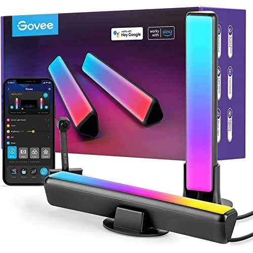 Govee Smart Light Bars with Camera, RGBIC LED TV Backlights, Work with Alexa & Google Assistant £39.99 Dispatches @ Amazon Sold by Govee UK