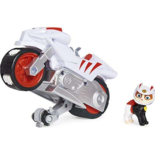 Paw Patrol Moto Pups Wildcat’s Deluxe Pull Back Motorcycle Vehicle with Wheelie Feature and Figure £7.19 @ Amazon