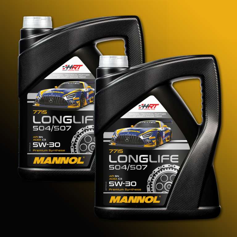 2x5L Mannol 5W-30 C3 vw 504 00 / 507 00 Synthetic Engine Oil Longlife 3 -  Use Code - Sold By carousel_car_parts (UK Mainland Zones A-B)