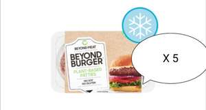 (5 Packs for £12 - £2.40 Per Pack) Vegetarian / Vegan Beyond Meat Beyond Burger Plant Based Burger x2 (226g) Clubcard Price @ Tesco